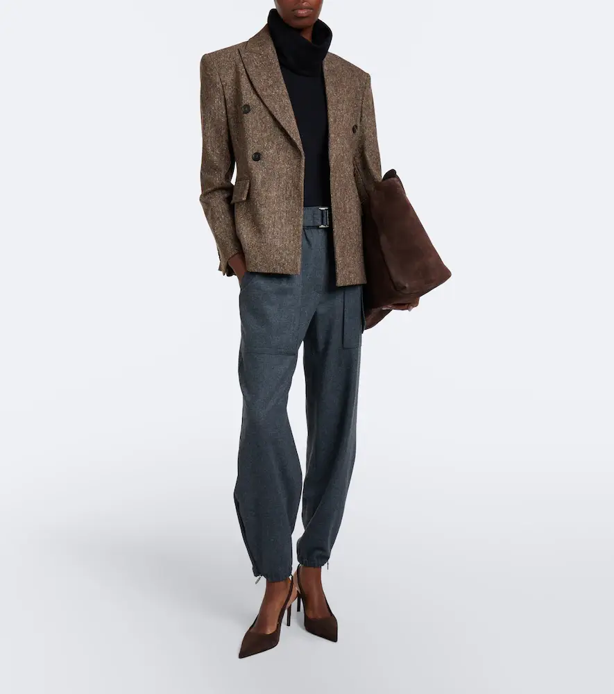 Brunello Cucinelli Knitted wool-blend top | Thumbnail 2