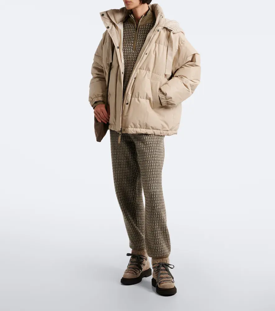 Brunello Cucinelli Houndstooth mohair and wool-blend straight pants | Thumbnail 4