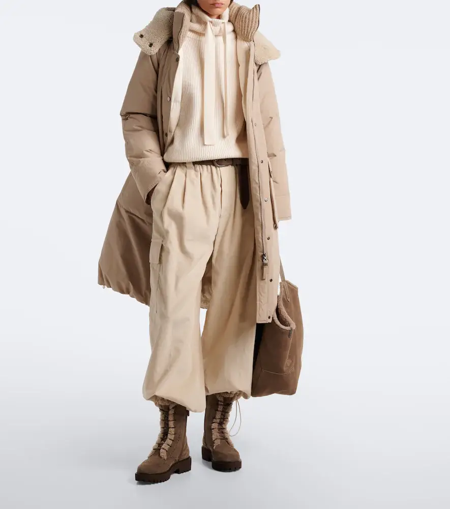 Brunello Cucinelli Monili cotton-blend corduroy wide-leg pants | Thumbnail 3
