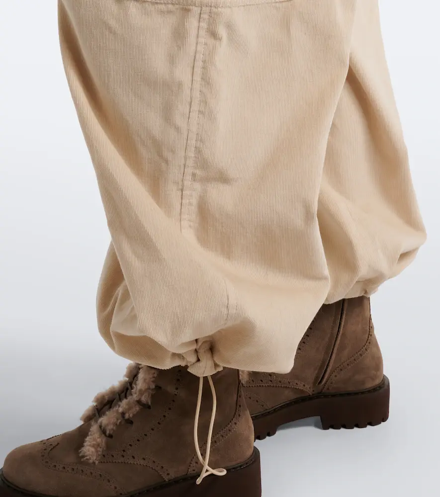 Brunello Cucinelli Monili cotton-blend corduroy wide-leg pants | Thumbnail 6