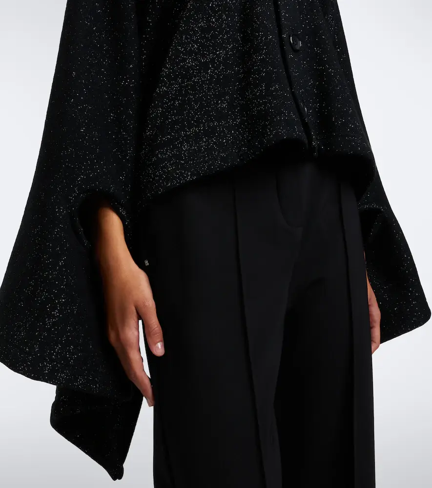 Junya Watanabe Draped wool and cotton-blend cardigan | Thumbnail 2