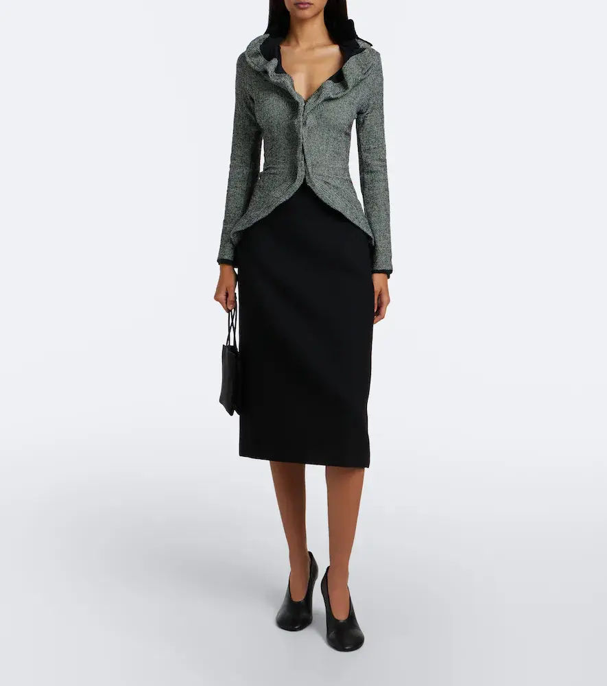 Junya Watanabe Houndstooth wool-blend jacket | Thumbnail 2 Junya Watanabe Houndstooth wool-blend jacket | Thumbnail 2