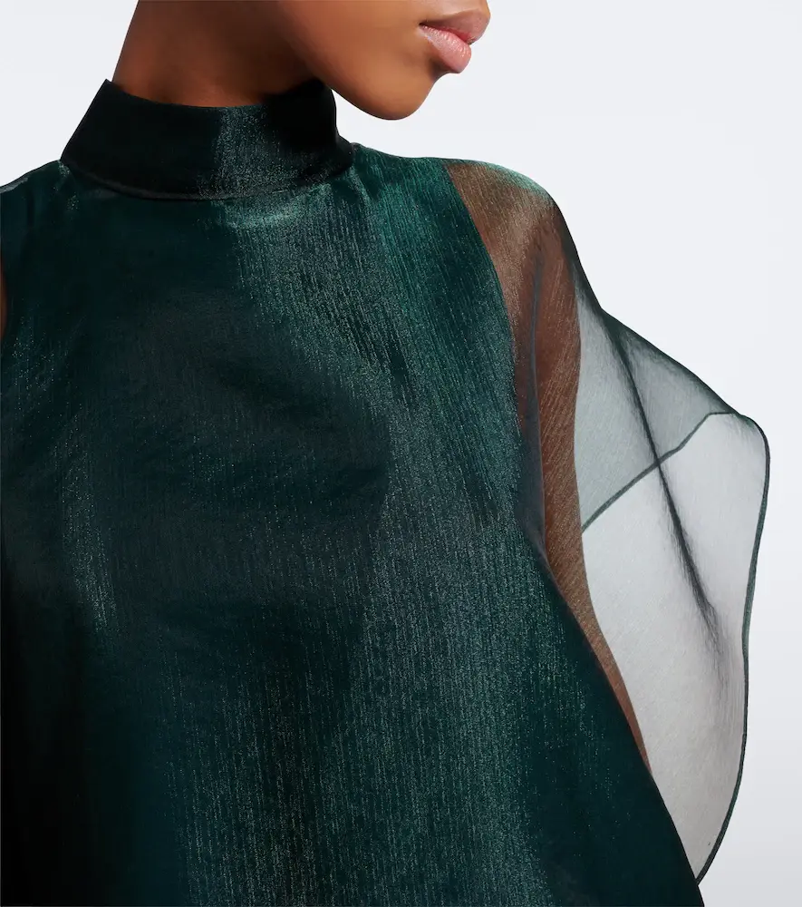 Taller Marmo Dallas asymmetric organza kaftan | Thumbnail 3 Taller Marmo Dallas asymmetric organza kaftan | Thumbnail 3