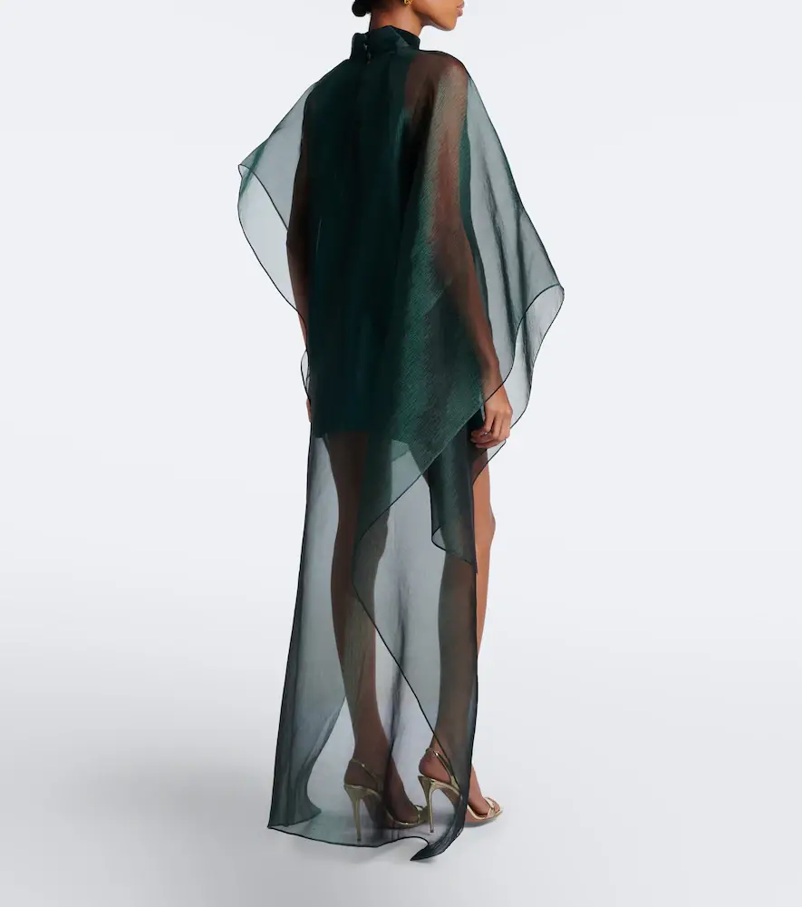 Taller Marmo Dallas asymmetric organza kaftan | Thumbnail 4 Taller Marmo Dallas asymmetric organza kaftan | Thumbnail 4