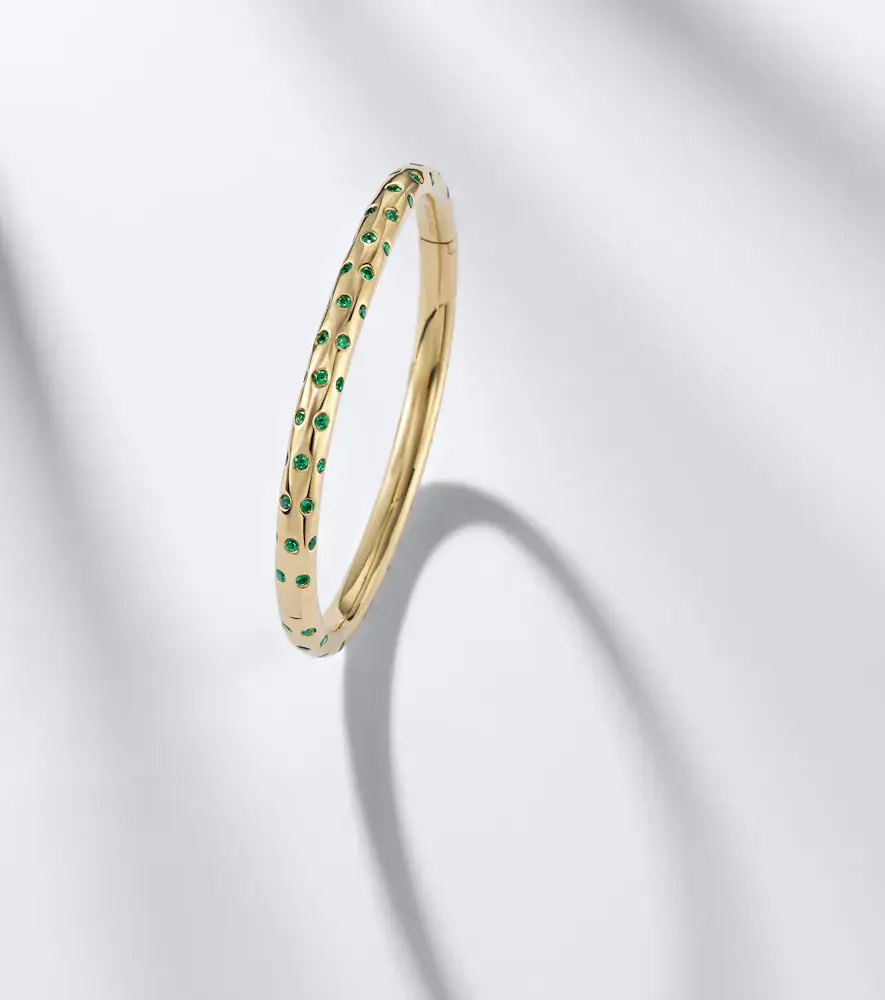 Anita Ko Cosmo Orion 18kt gold bangle with emeralds | Thumbnail 5 Anita Ko Cosmo Orion 18kt gold bangle with emeralds | Thumbnail 5