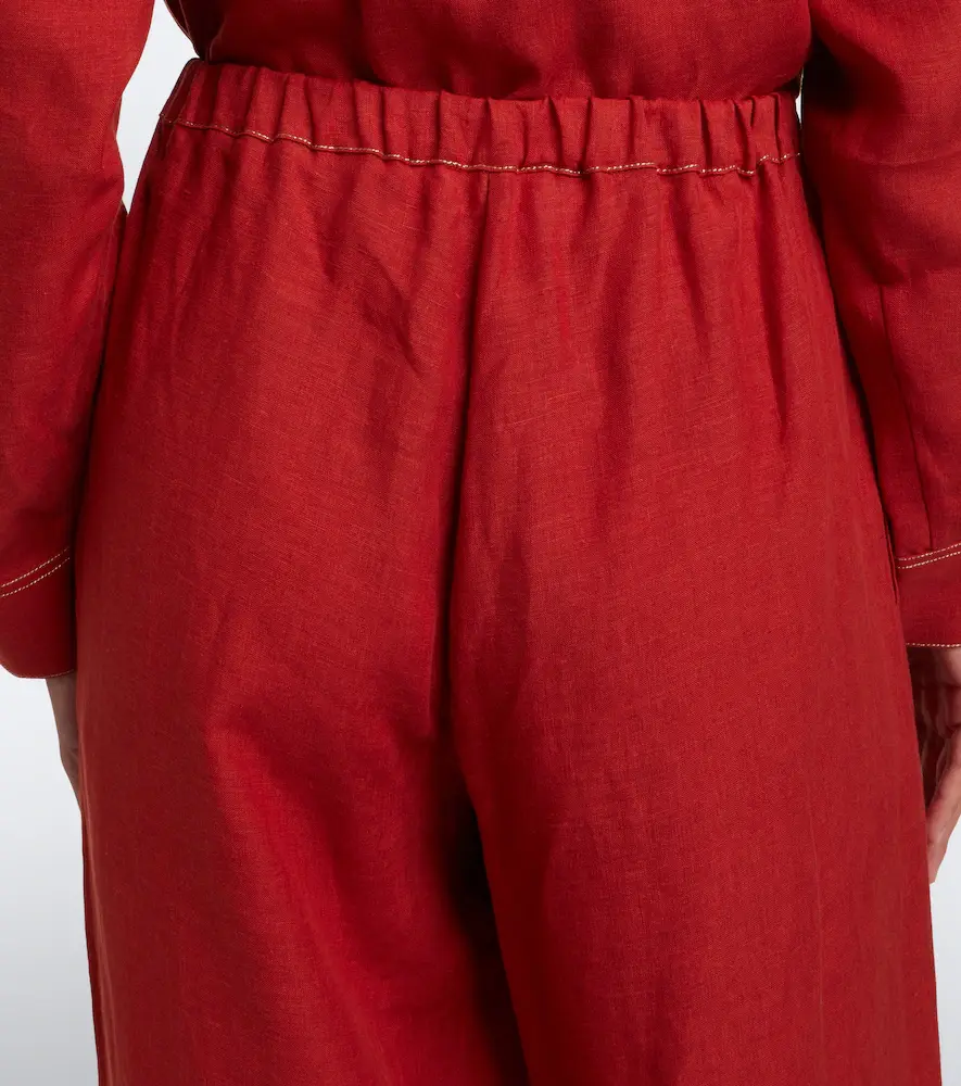 Eres Éblouissant linen wide-leg pants | Thumbnail 5 Eres Éblouissant linen wide-leg pants | Thumbnail 5