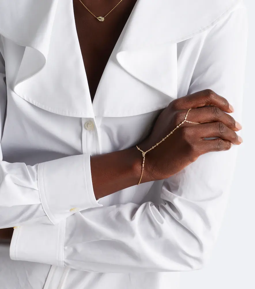 SHAY JEWELRY Infinity 18kt gold bracelet with diamonds | Thumbnail 2