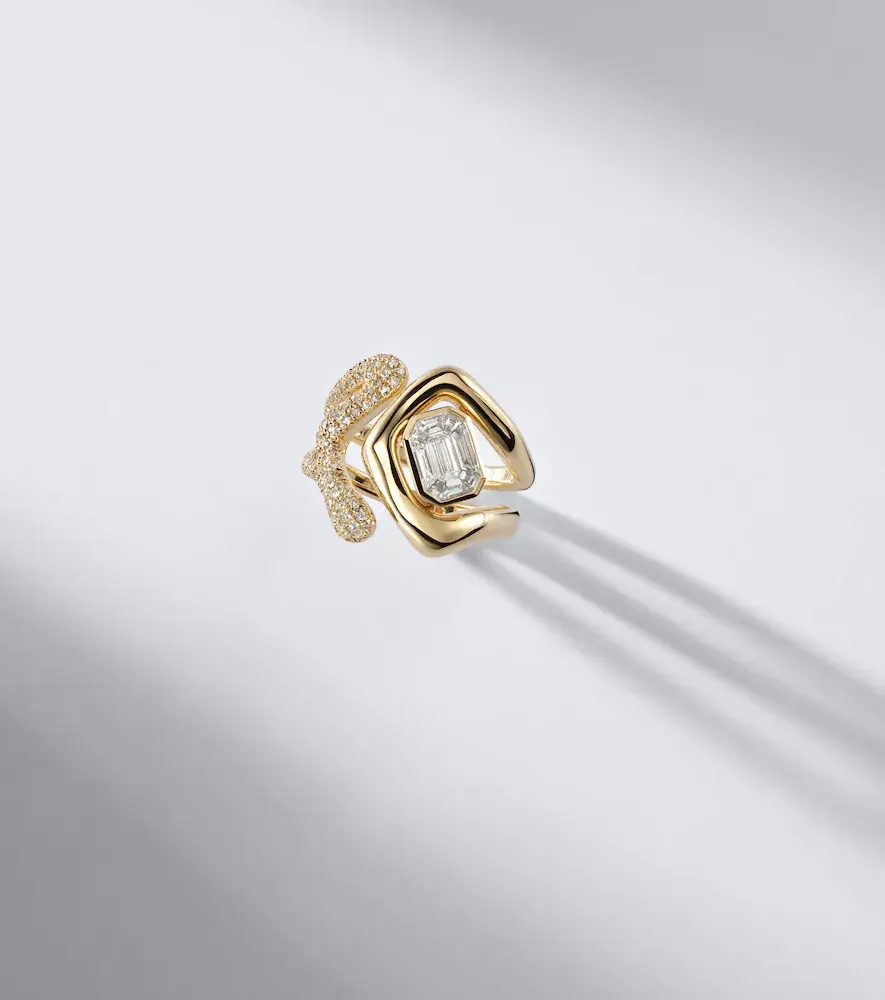 SHAY JEWELRY Zar 18kt gold ring with diamonds | Thumbnail 5 SHAY JEWELRY Zar 18kt gold ring with diamonds | Thumbnail 5