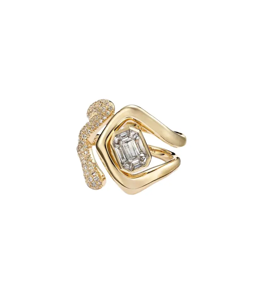 SHAY JEWELRY Zar 18kt gold ring with diamonds