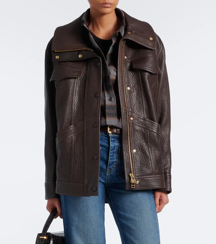 Veronica Beard Silversmith leather jacket | Thumbnail 2 Veronica Beard Silversmith leather jacket | Thumbnail 2