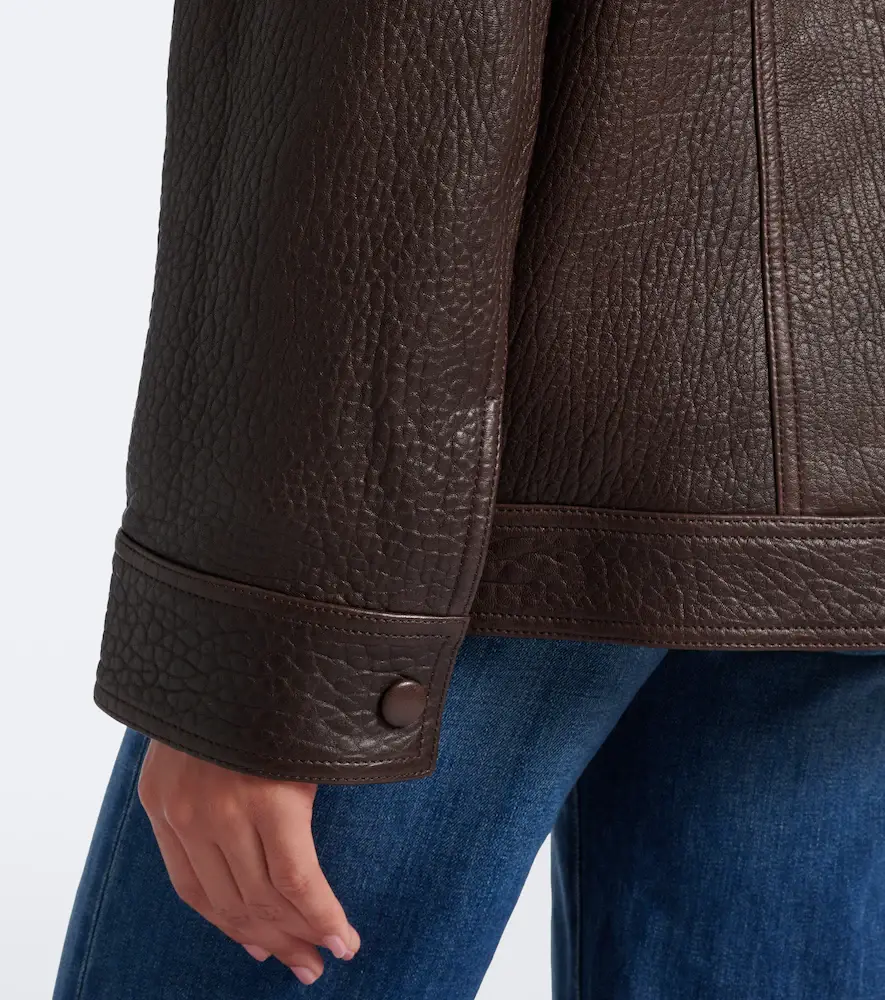 Veronica Beard Silversmith leather jacket | Thumbnail 3 Veronica Beard Silversmith leather jacket | Thumbnail 3