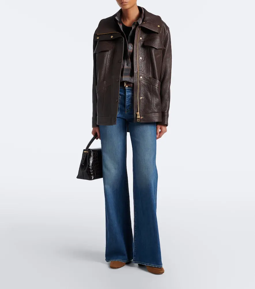 Veronica Beard Silversmith leather jacket | Thumbnail 4 Veronica Beard Silversmith leather jacket | Thumbnail 4