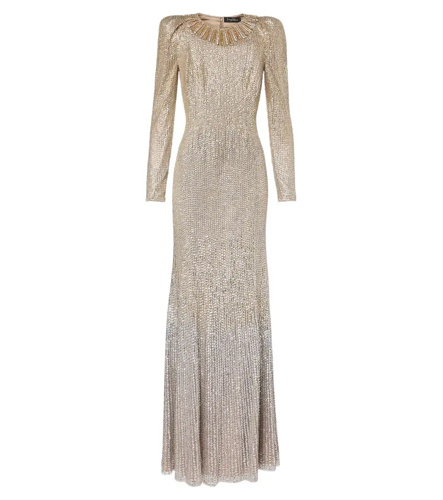 Sisi crystal-embellished gown Sisi crystal-embellished gown