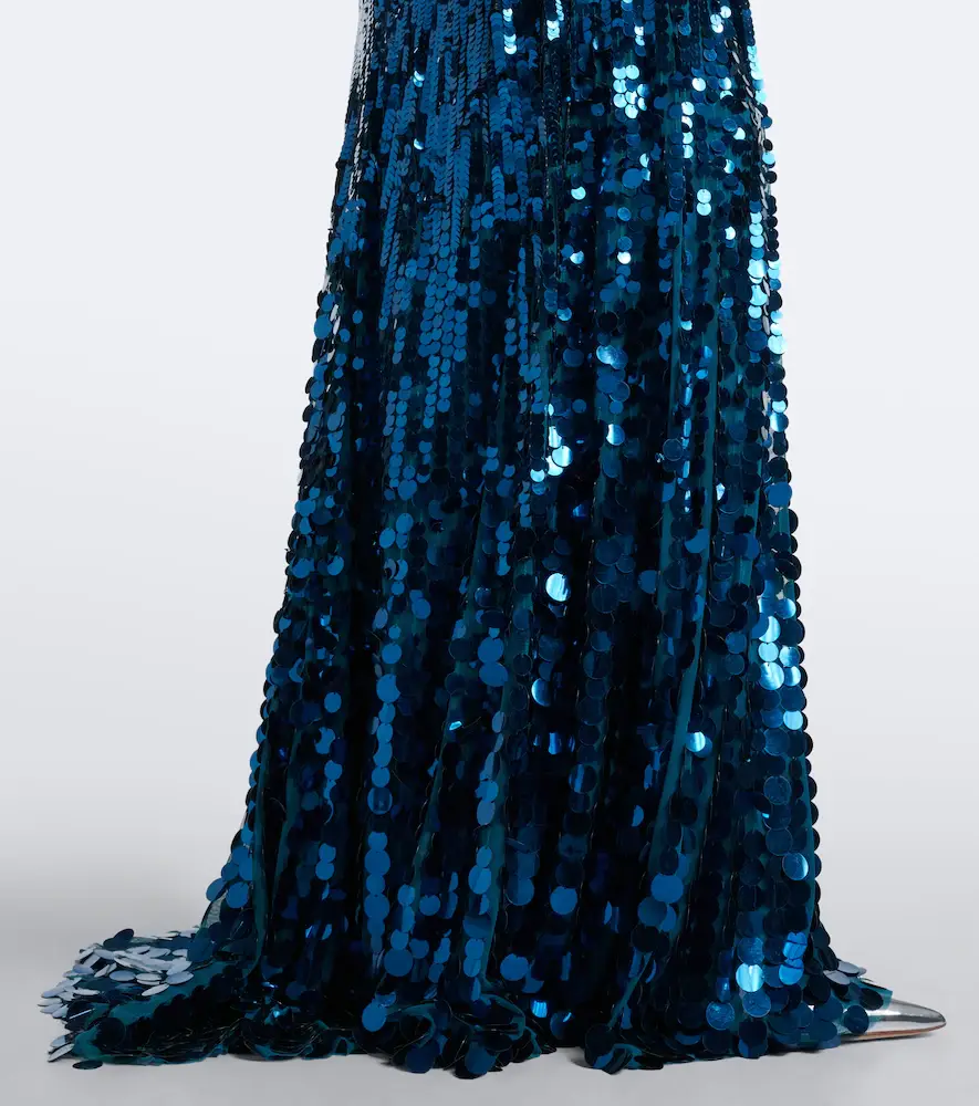 Jenny Packham Lisette sequined halterneck gown | Thumbnail 3 Jenny Packham Lisette sequined halterneck gown | Thumbnail 3