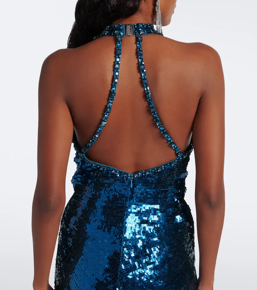 Jenny Packham Lisette sequined halterneck gown | Thumbnail 5 Jenny Packham Lisette sequined halterneck gown | Thumbnail 5