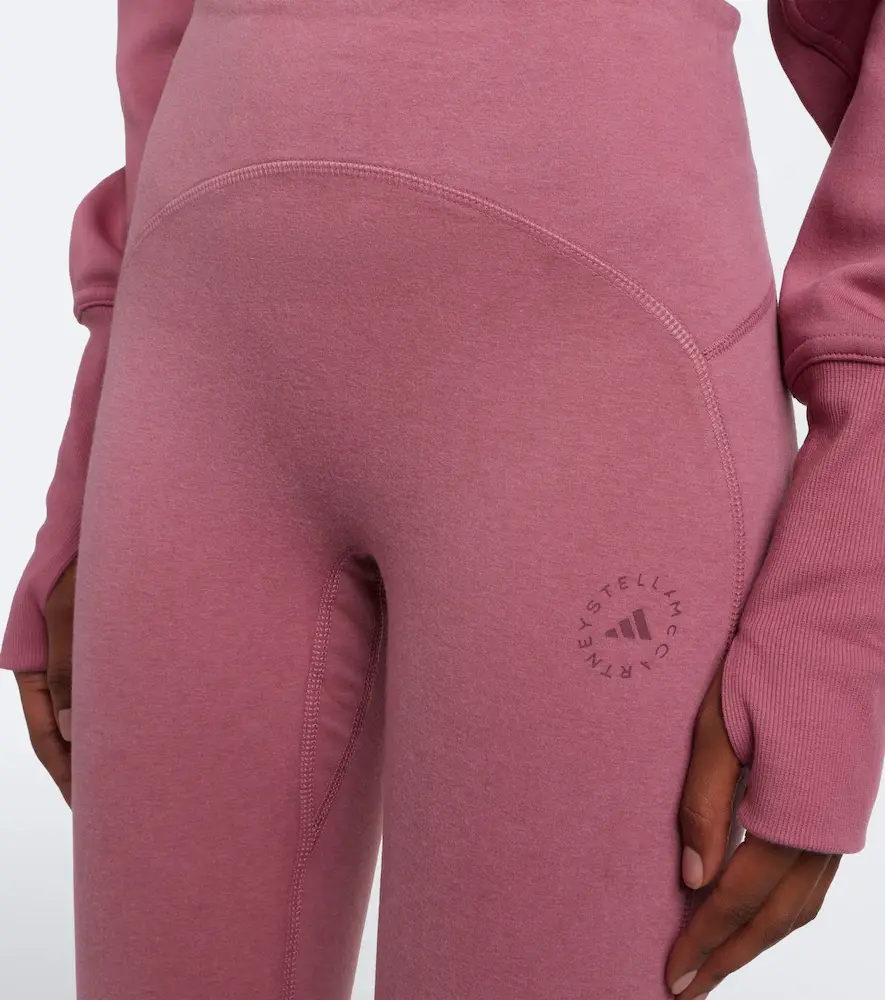 adidas by Stella McCartney Cotton-blend fleece shrug | Thumbnail 4 adidas by Stella McCartney Cotton-blend fleece shrug | Thumbnail 4