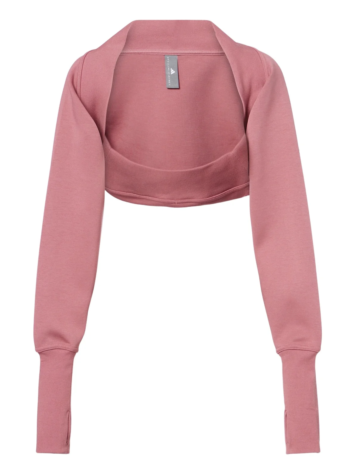 adidas by Stella McCartney Cotton-blend fleece shrug