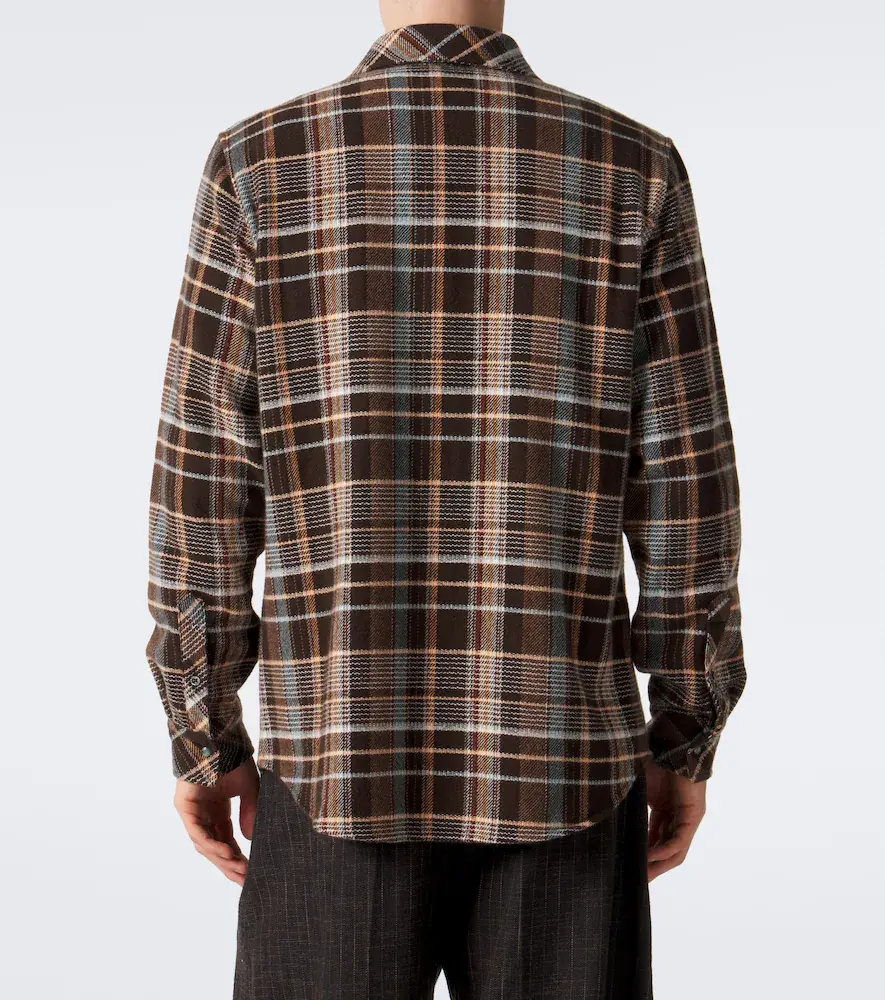 God’s True Cashmere Wilderness plaid cashmere shirt with emeralds | Thumbnail 7 God’s True Cashmere Wilderness plaid cashmere shirt with emeralds | Thumbnail 7