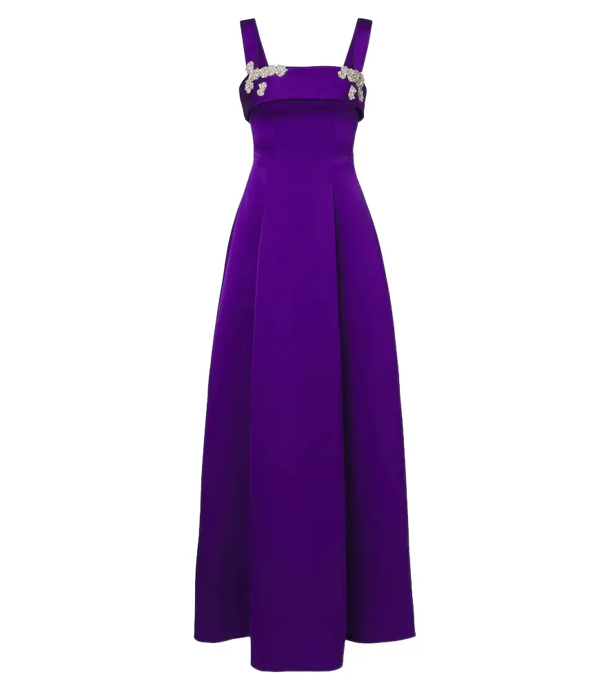 Hallie crystal-embellished gown Hallie crystal-embellished gown