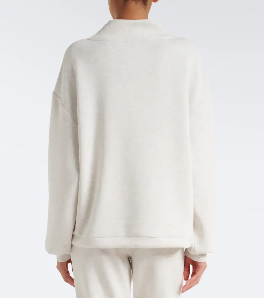 Varley Betsy draped jersey sweatshirt | Thumbnail 3 Varley Betsy draped jersey sweatshirt | Thumbnail 3
