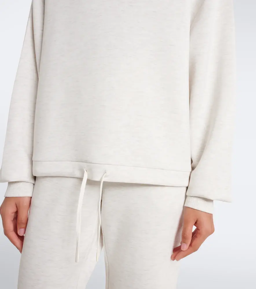 Varley Betsy draped jersey sweatshirt | Thumbnail 6 Varley Betsy draped jersey sweatshirt | Thumbnail 6