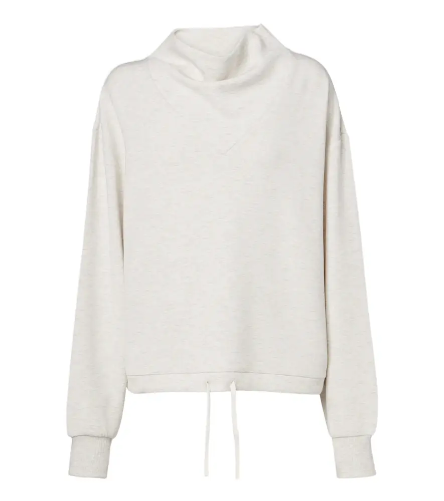 Varley Betsy draped jersey sweatshirt