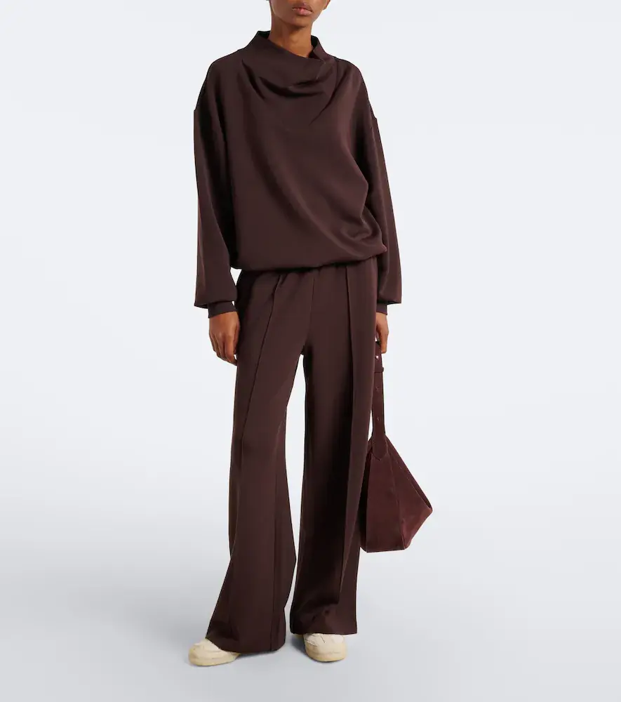 Varley Betsy draped jersey sweatshirt | Thumbnail 5
