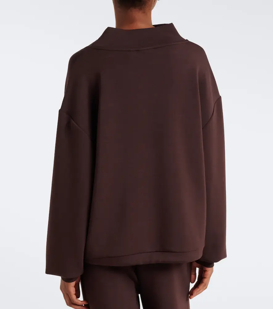 Varley Betsy draped jersey sweatshirt | Thumbnail 6