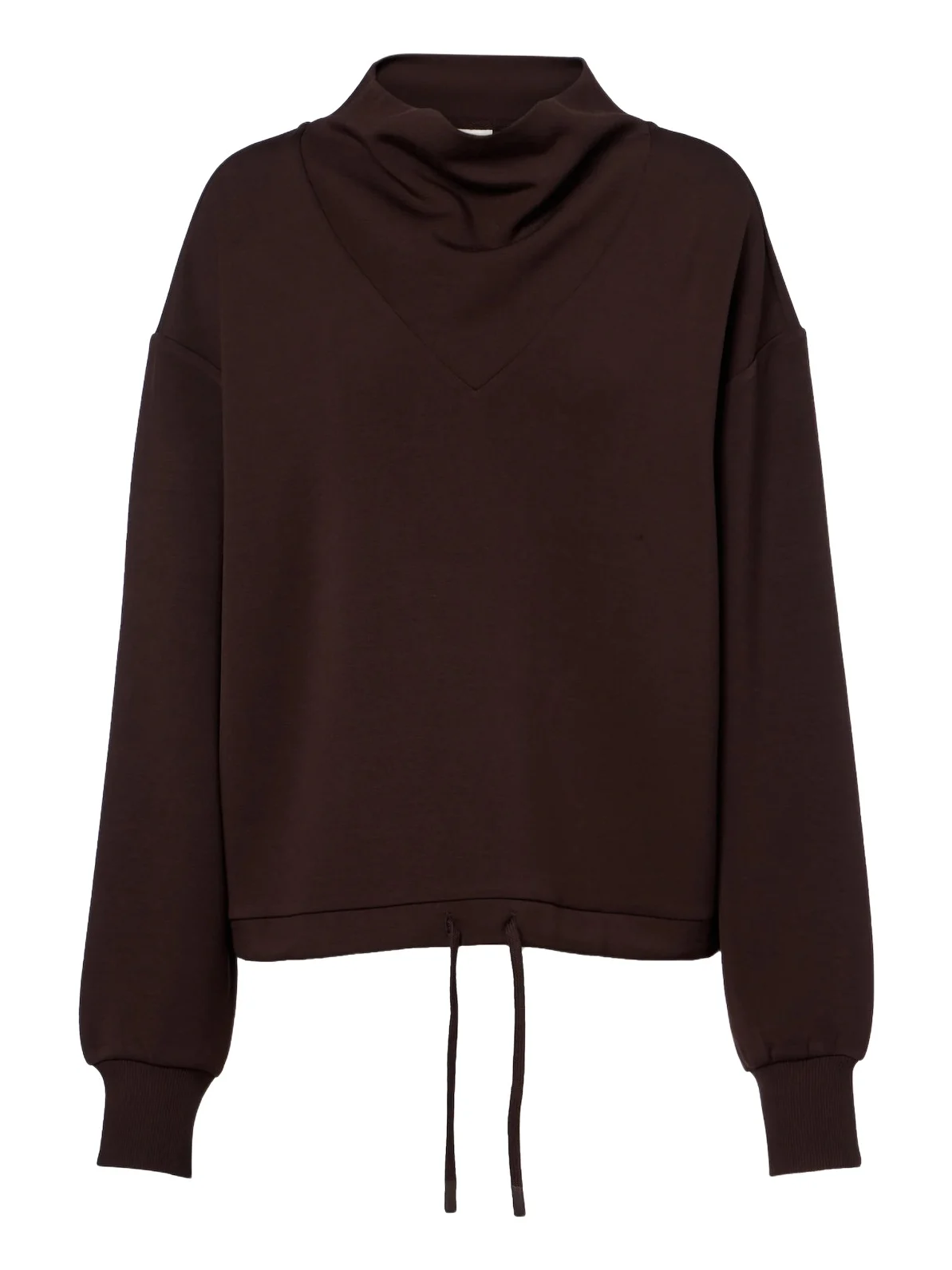 Betsy draped jersey sweatshirt