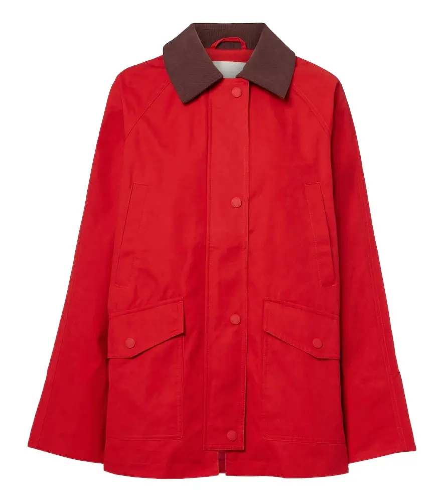 Rylan corduroy-trimmed jacket