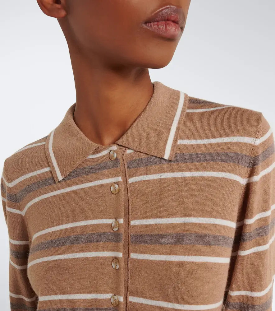 Varley Mayra striped polo sweater | Thumbnail 4 Varley Mayra striped polo sweater | Thumbnail 4