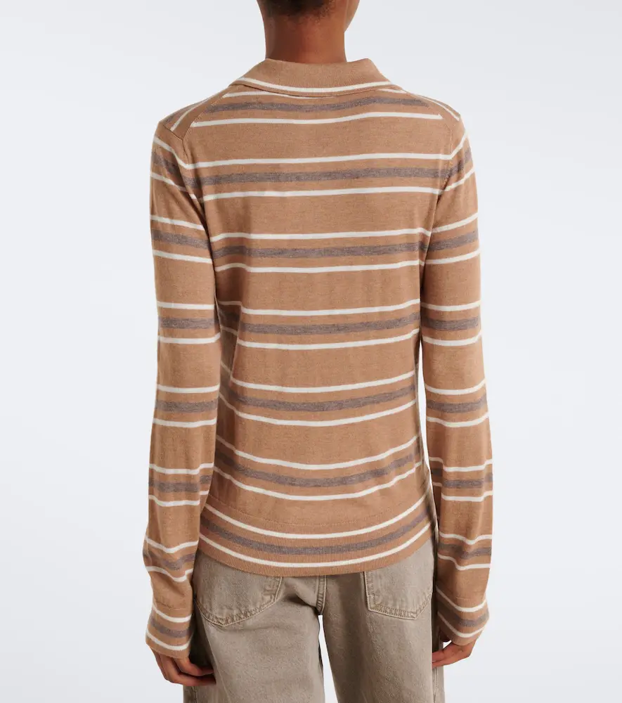 Varley Mayra striped polo sweater | Thumbnail 5 Varley Mayra striped polo sweater | Thumbnail 5