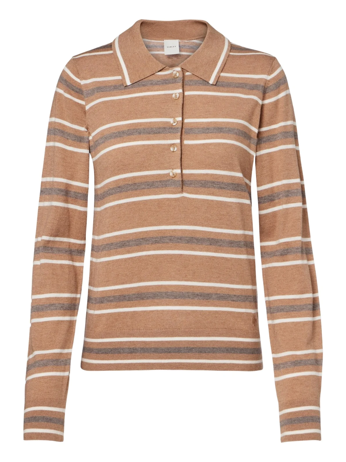 Mayra striped polo sweater