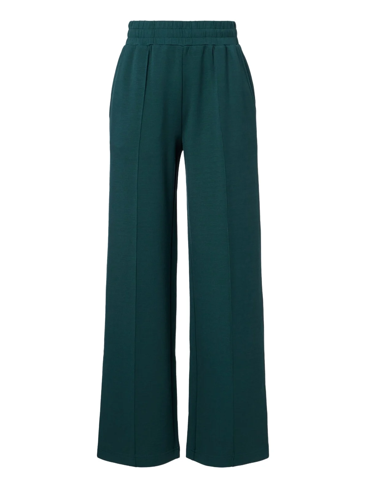 Jersey wide-leg pants