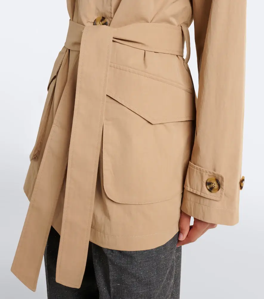 Varley Celina belted cotton-blend jacket | Thumbnail 2