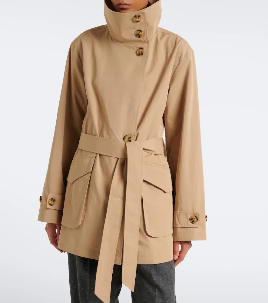 Varley Celina belted cotton-blend jacket | Thumbnail 7