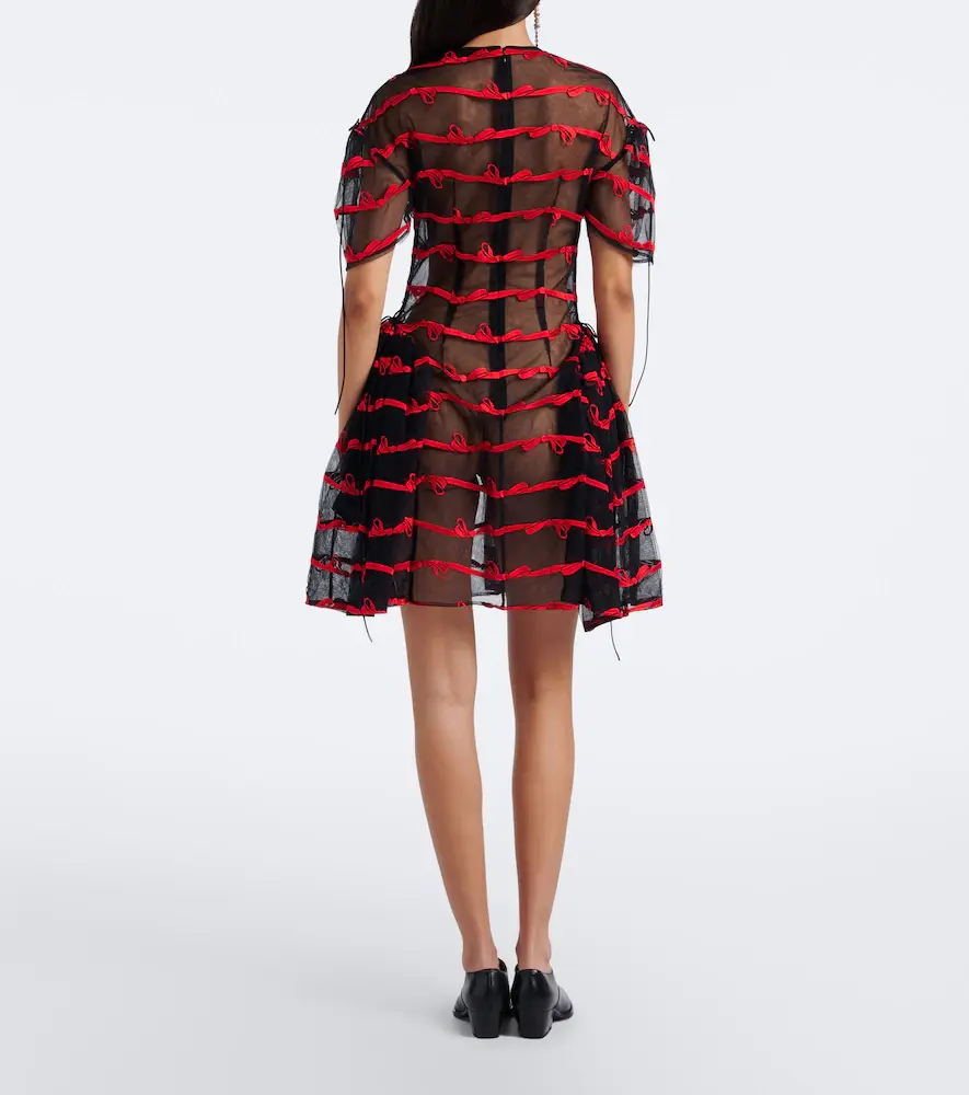 Simone Rocha Bow-detail tulle minidress | Thumbnail 5