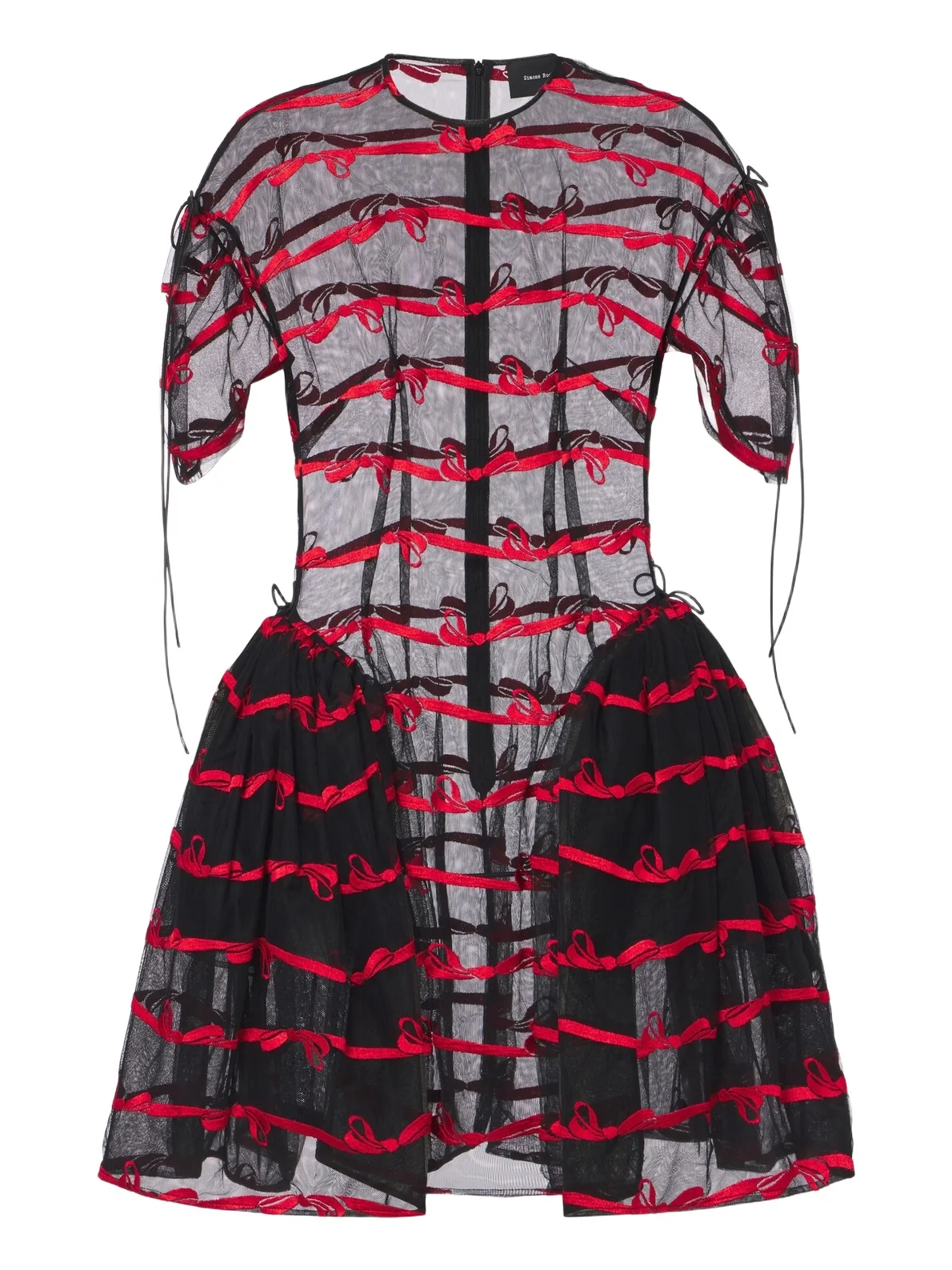 Simone Rocha Bow-detail tulle minidress
