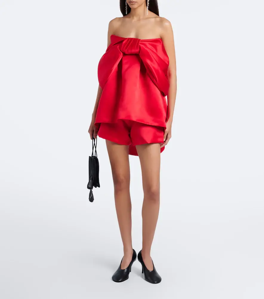 Simone Rocha Satin shorts | Thumbnail 4 Simone Rocha Satin shorts | Thumbnail 4