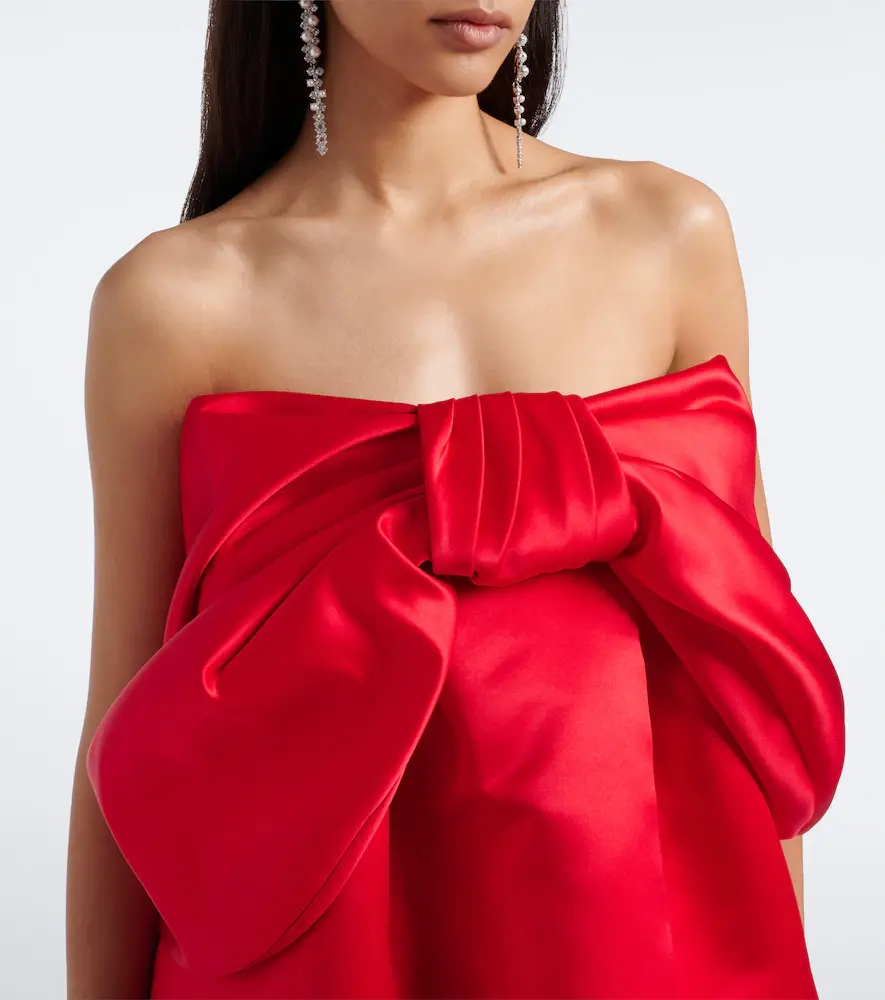 Simone Rocha Bow-detail satin top | Thumbnail 4 Simone Rocha Bow-detail satin top | Thumbnail 4
