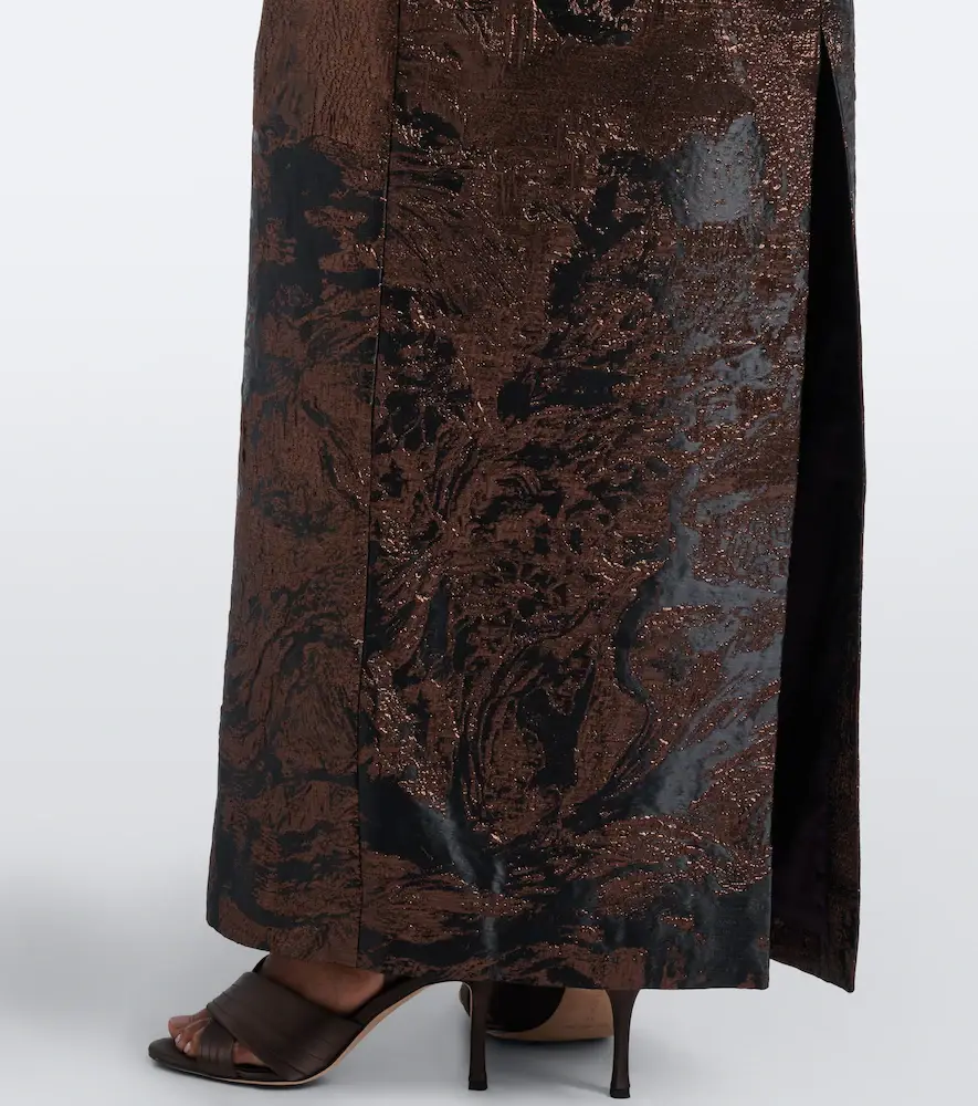 Simkhai Viella jacquard gown | Thumbnail 4