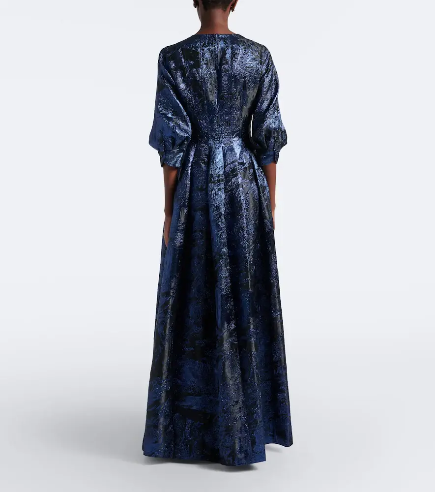 Simkhai Claravelle jacquard gown | Thumbnail 3