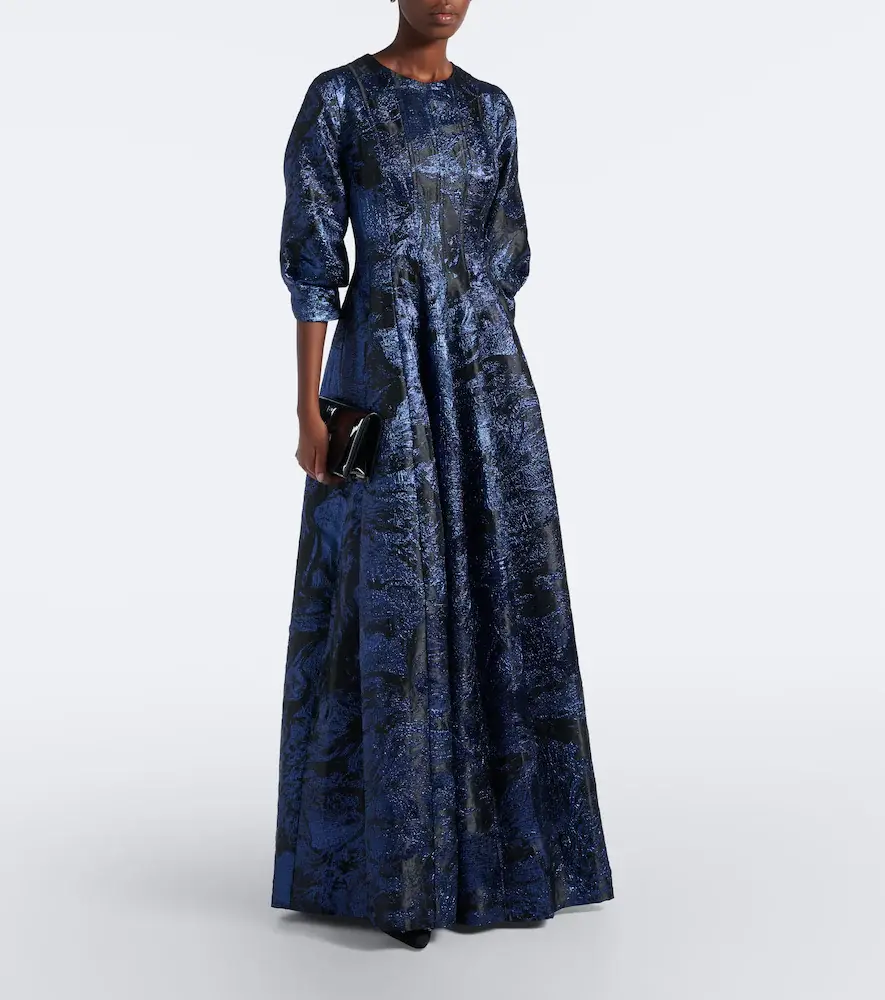Simkhai Claravelle jacquard gown | Thumbnail 4