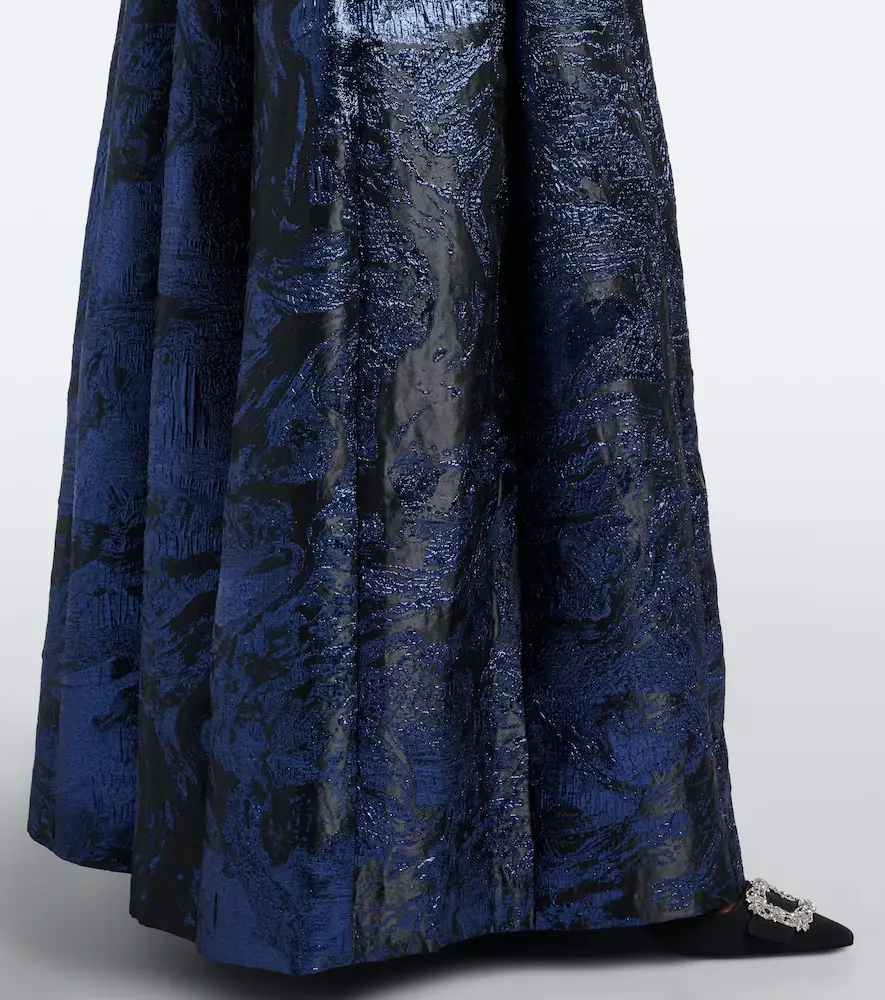 Simkhai Claravelle jacquard gown | Thumbnail 6