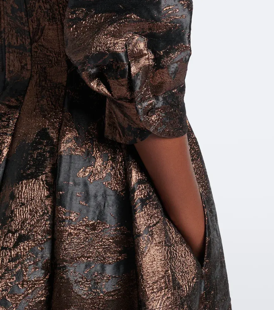 Simkhai Claravelle jacquard gown | Thumbnail 3