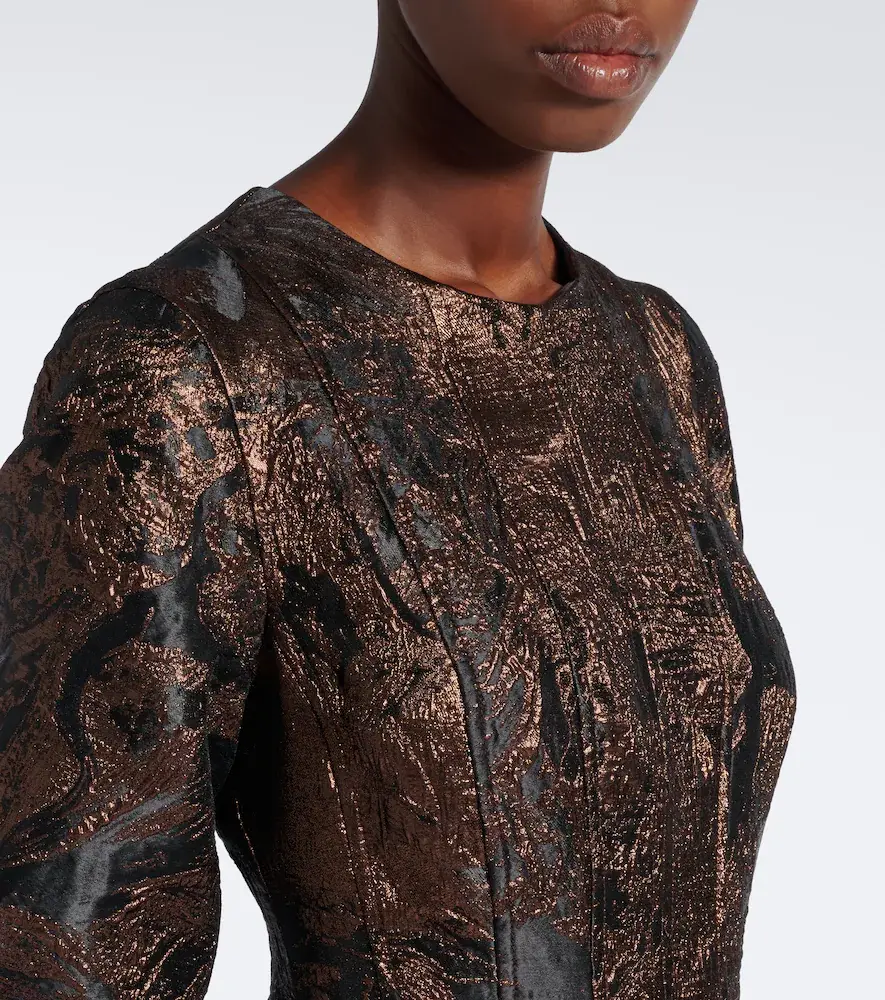 Simkhai Claravelle jacquard gown | Thumbnail 4