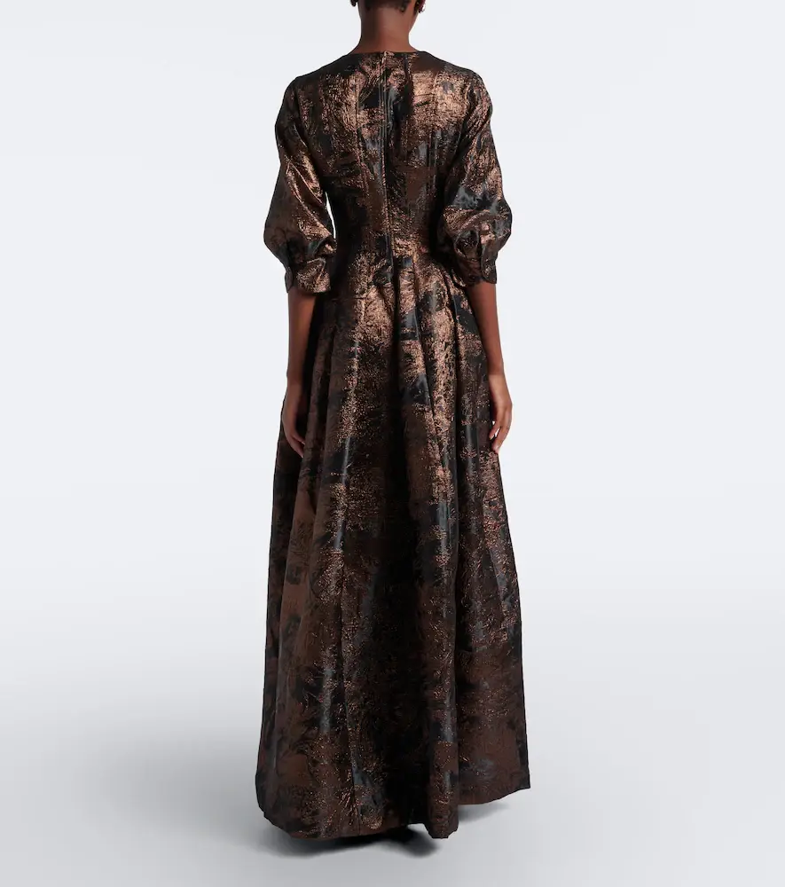 Simkhai Claravelle jacquard gown | Thumbnail 6