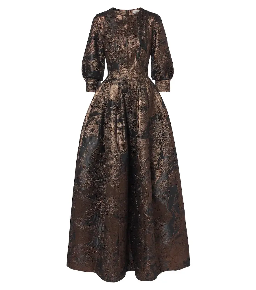 Claravelle jacquard gown Claravelle jacquard gown