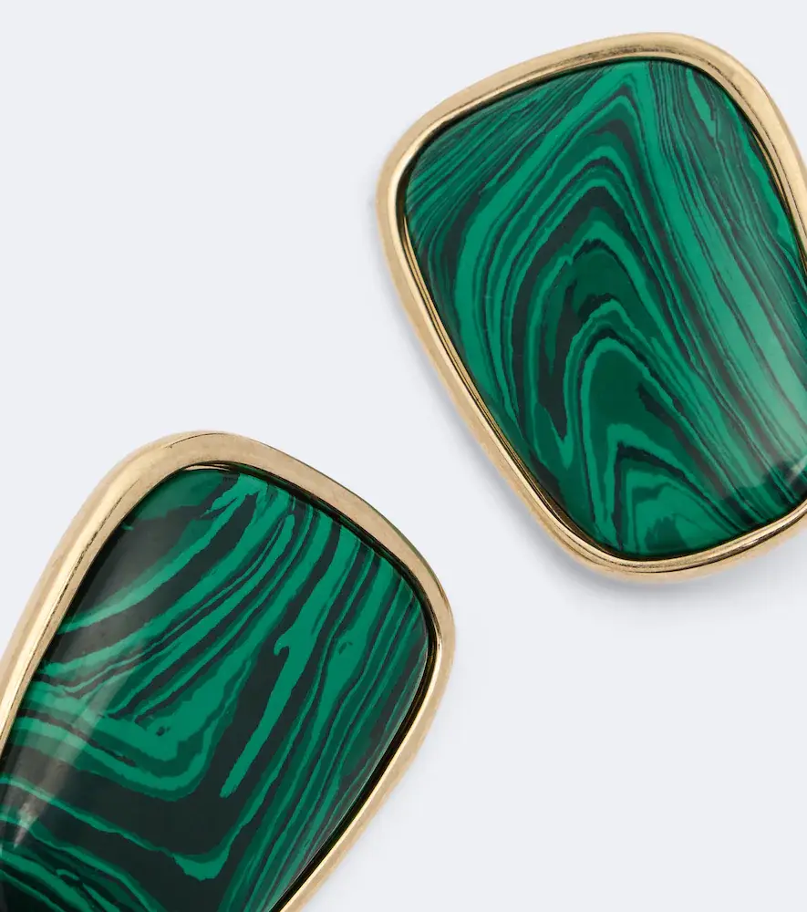 Acne Studios Embellished clip-on earrings | Thumbnail 2