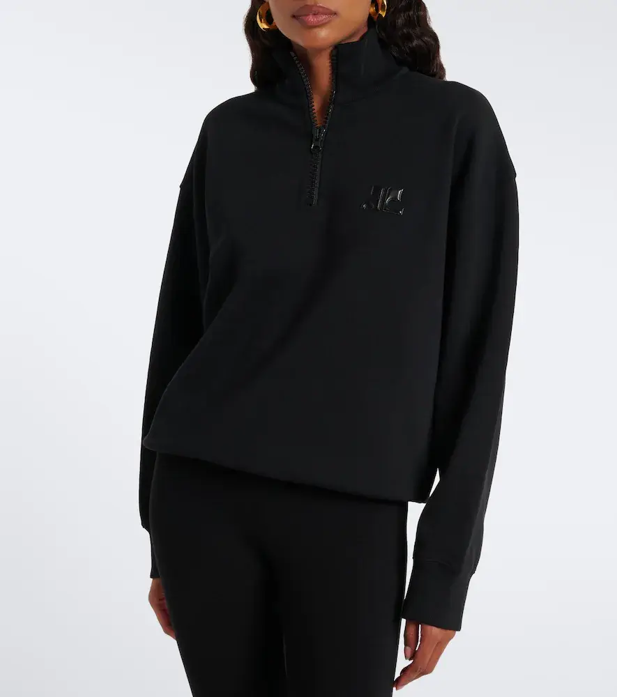 Courrèges Courrèges Cotton fleece sweatshirt | Thumbnail 2 Courrèges Courrèges Cotton fleece sweatshirt | Thumbnail 2